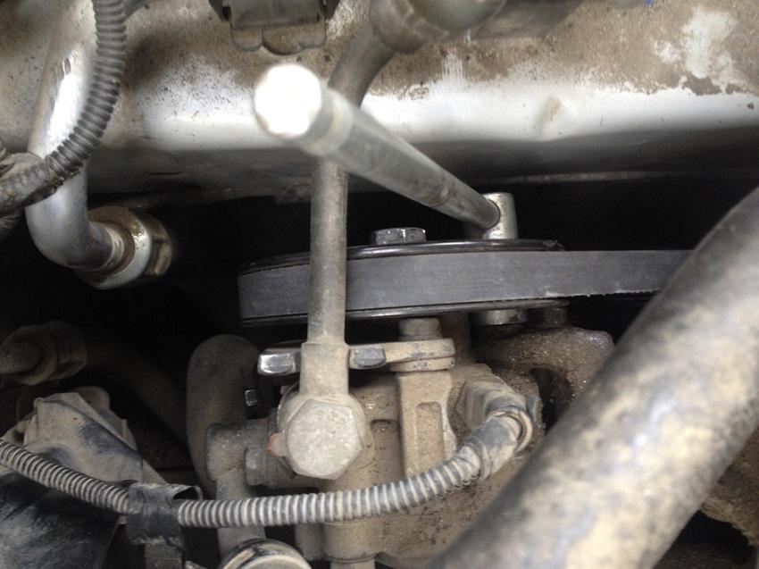 замена ремня ГУРАа Киа Спектра