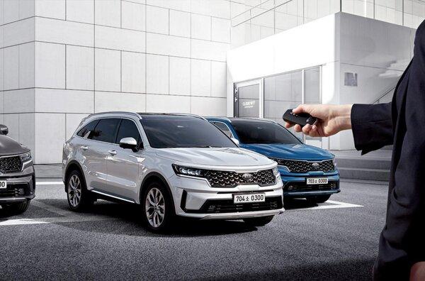 автопарковка Kia Sorento 4