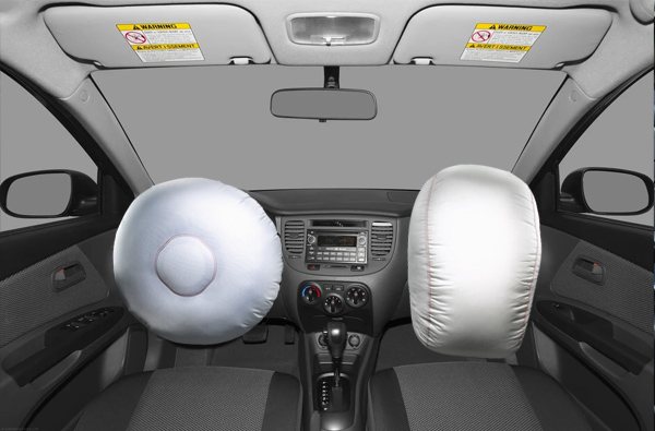 Две фронтальные подушки безопасности Kia Rio 2.