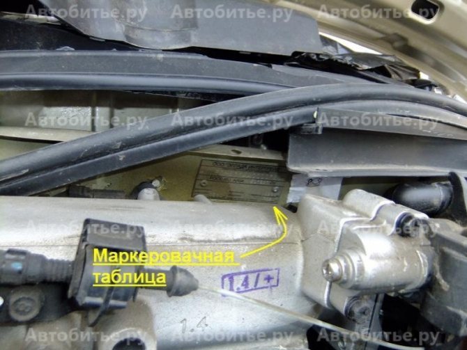 Где номер двигателя Киа Рио 2012