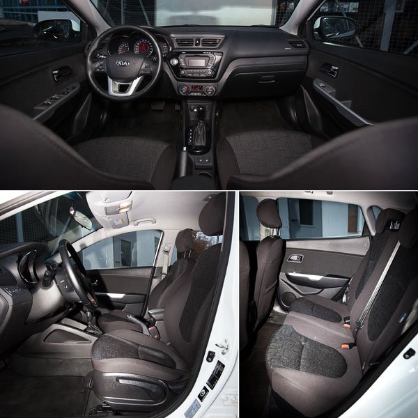 Интерьер Киа Рио 3 хэтчбек.
