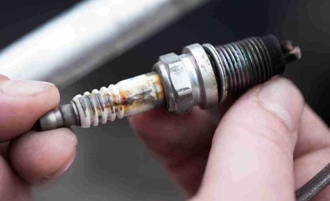 Использованная свеча