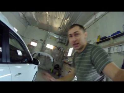 как снять обшивку двери киа рио