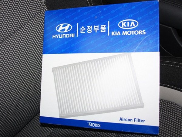 Киа Сид: замена салонного фильтра