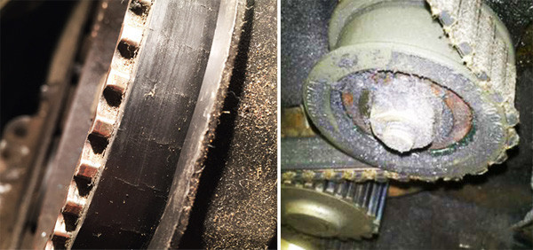 Образование впадин, бугорков; Появление неряшливого, послойного разделения краев.