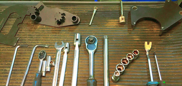 Инструменты, необходимые для замены ремня ГРМ