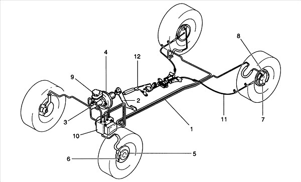 Тормозная система Kia Rio (DC) 
