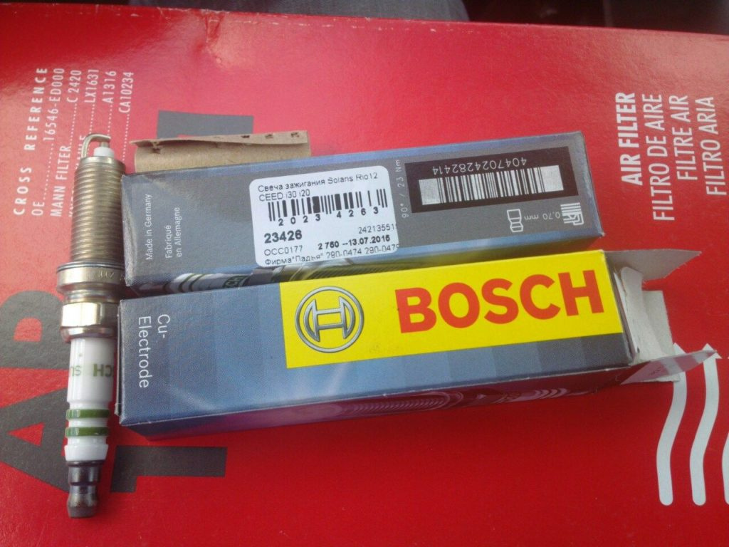 Какие свечи зажигания на Киа Рио 3