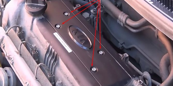 Процесс замены свечей зажигания РИО (1)