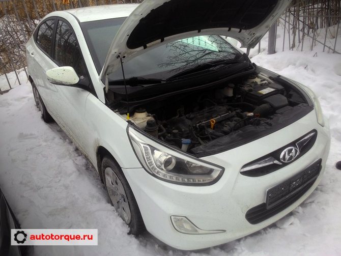 Solaris в угоне с перебитыми номерами