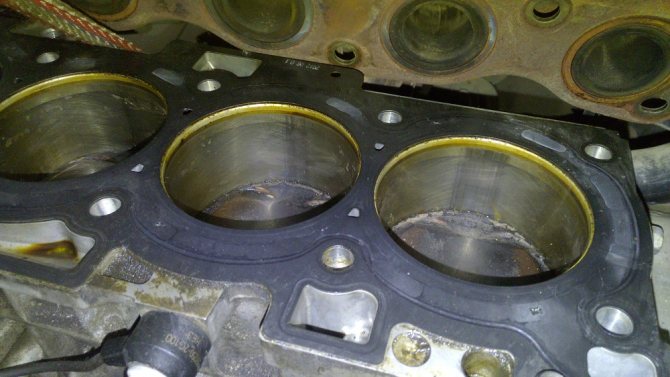 Задиры в цилиндрах «Киа Спортейдж» 3 и 4 поколения